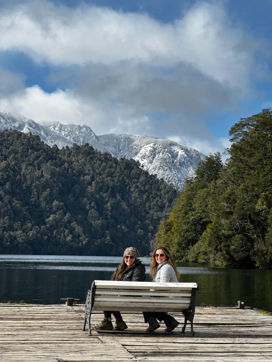 Huéspedes en el lago