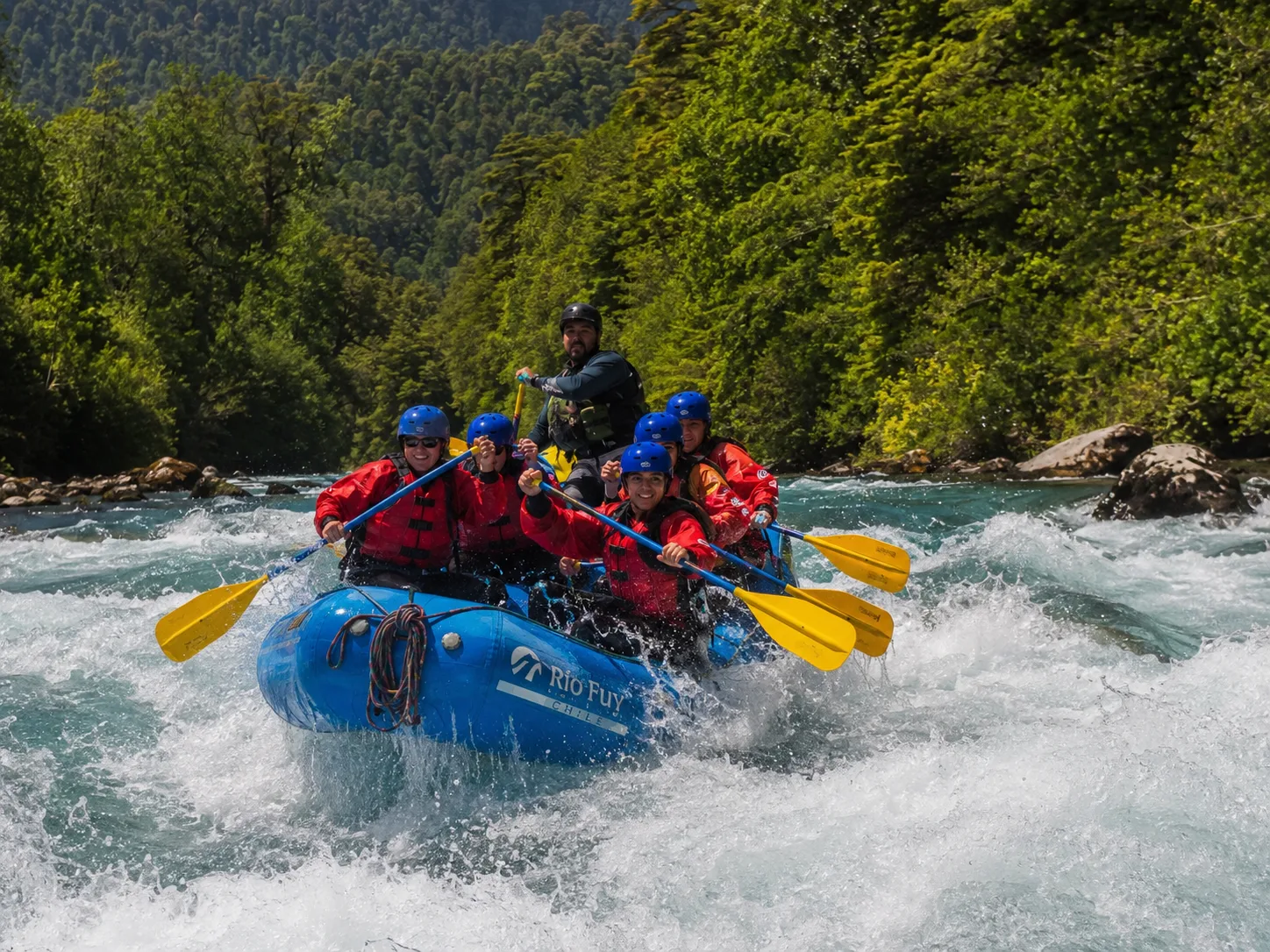 Rafting en el río Fuy